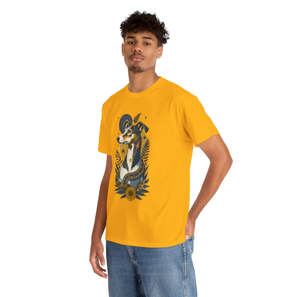 Greyhound Vintage Style Tattoo Graphic T-Shirt