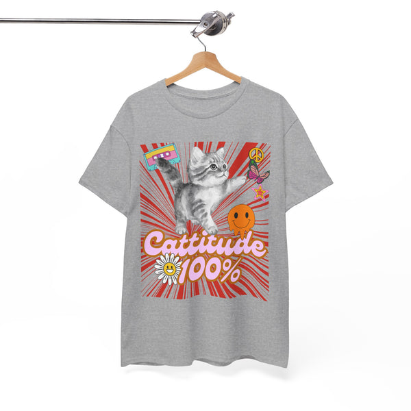 Cattitude 100% Y2K Edition - Cat Lovers - Unisex T-shirt