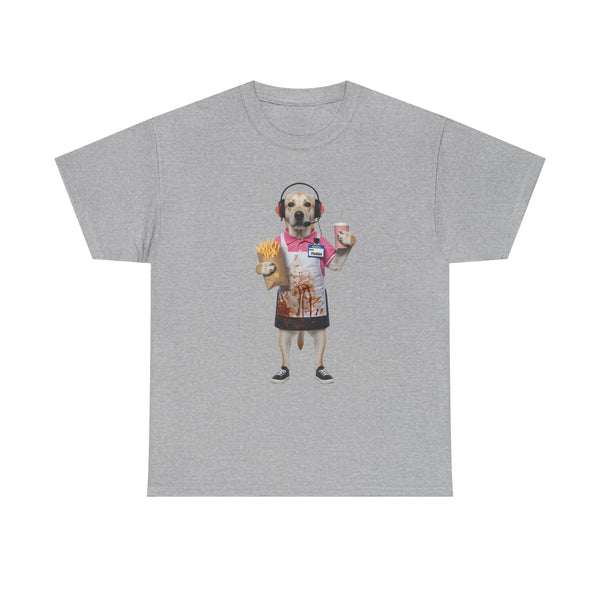 Fast Food Worker Dog - Pets With Day Jobs Unisex T-Shirt
