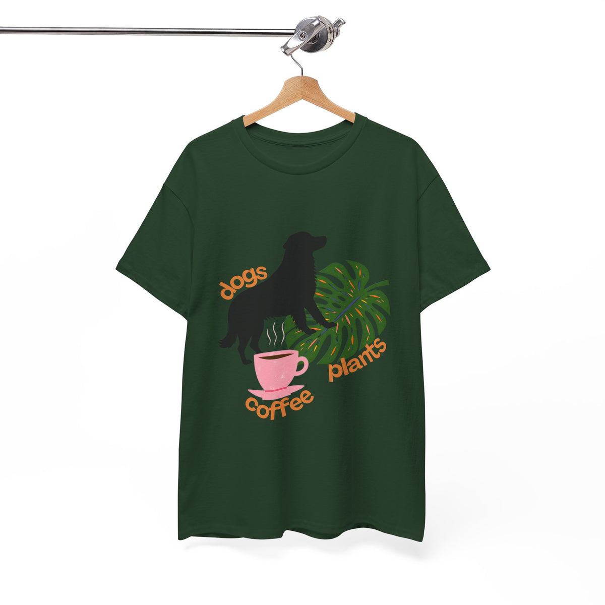 Plants Coffee Dogs  | Unisex T-shirt