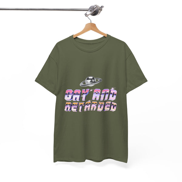 Gay And You Know It Pride UFO T-Shirt by Electrik Land.