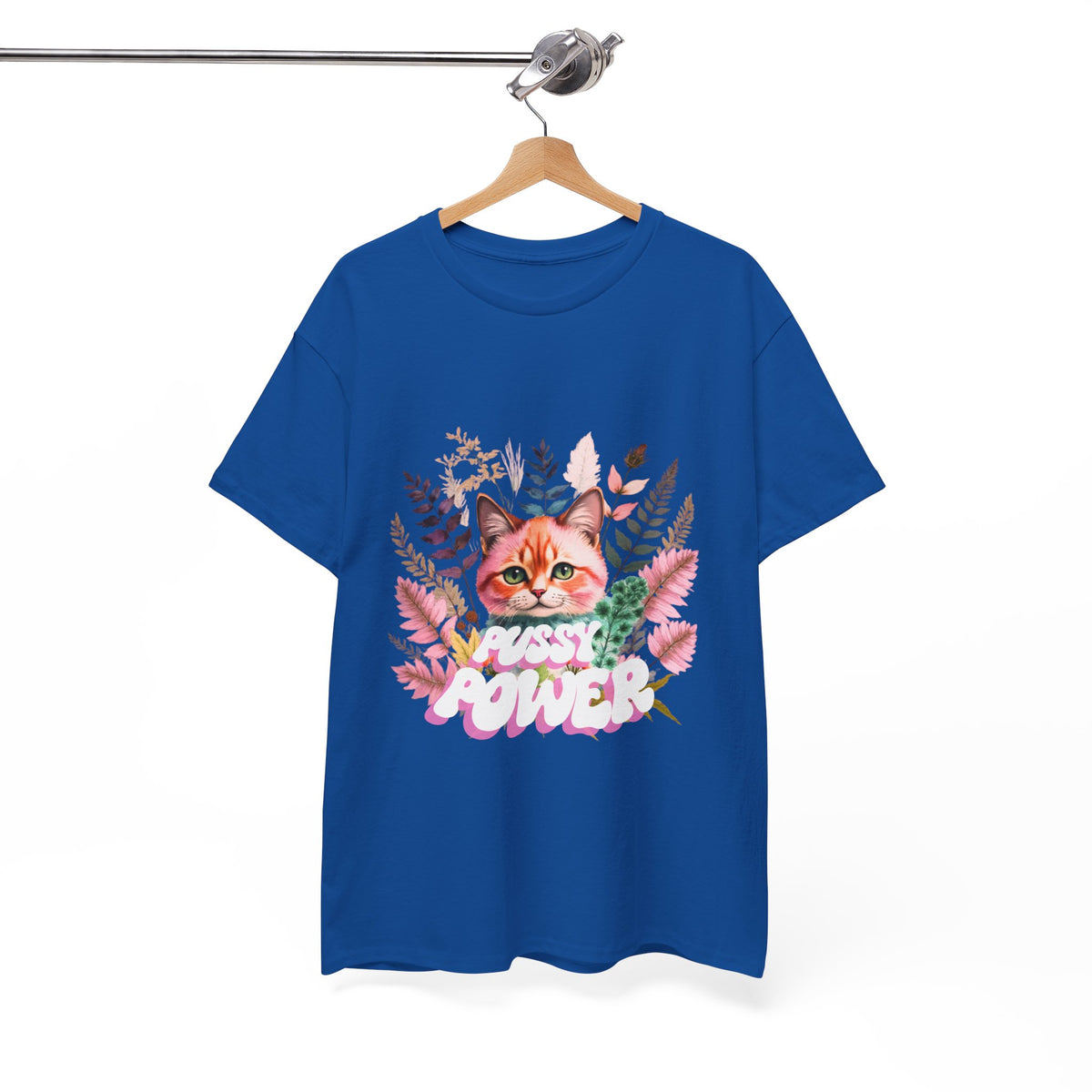 Pussy Power Flower Cat - Unisex T-shirt