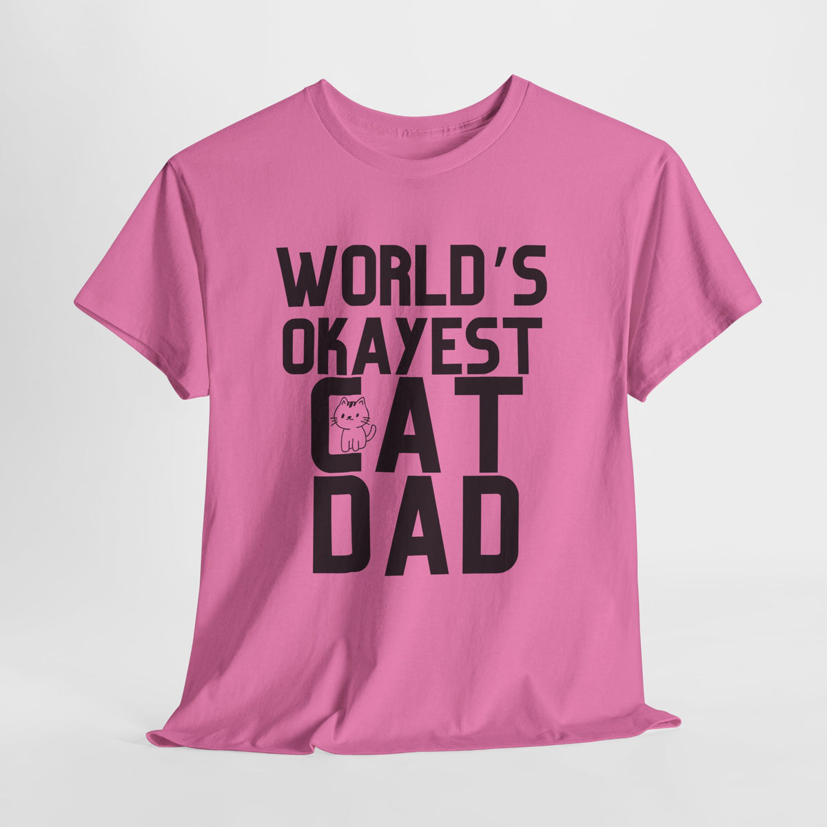 World's Okayest Cat Dad - Unisex T-shirt
