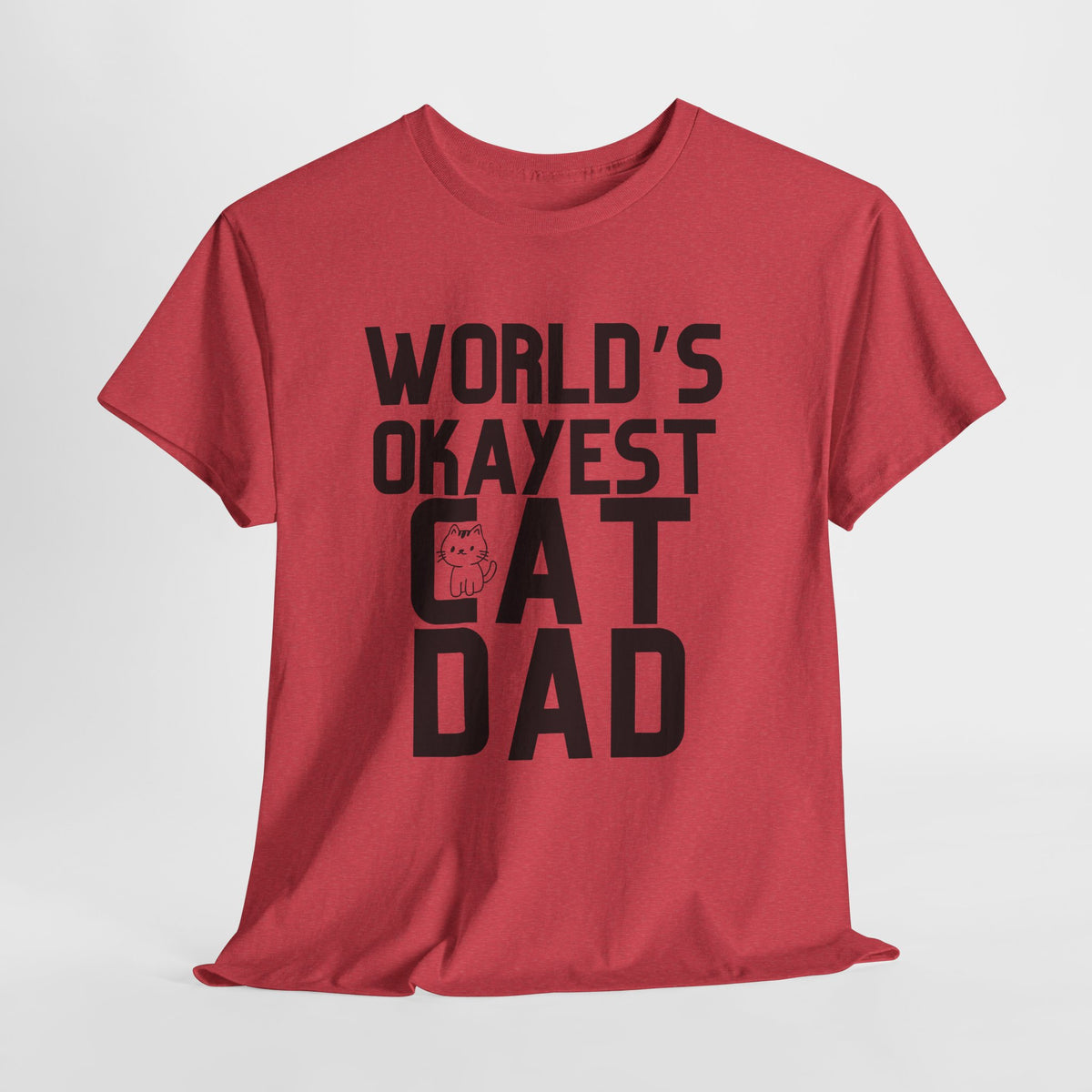 World's Okayest Cat Dad - Unisex T-shirt