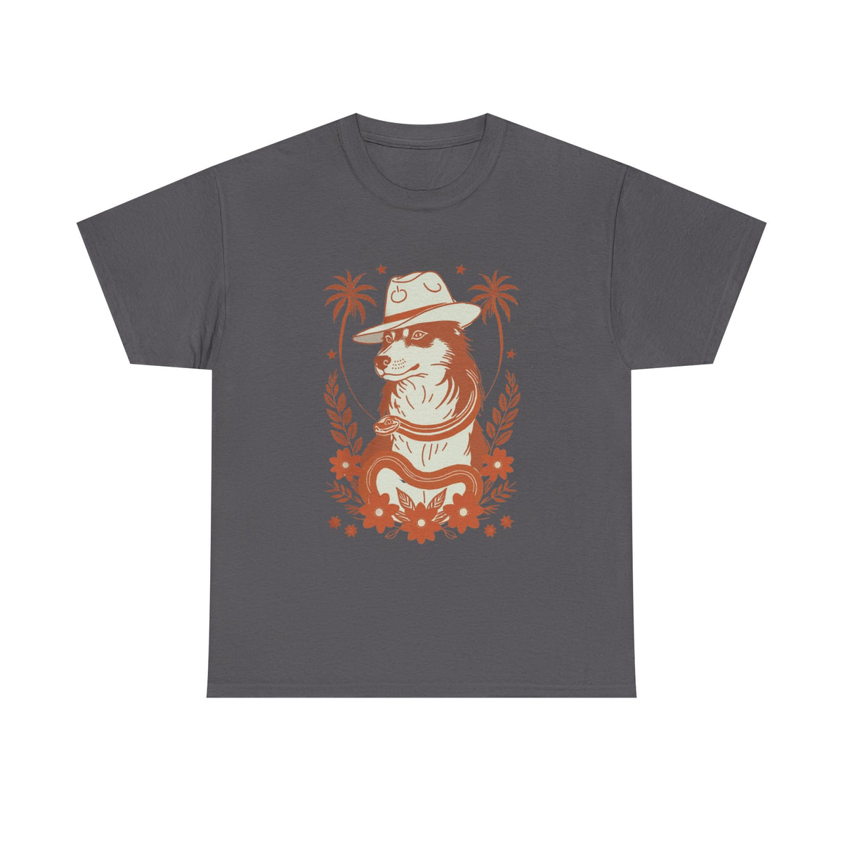 Husky Vintage Print Palms T-Shirt