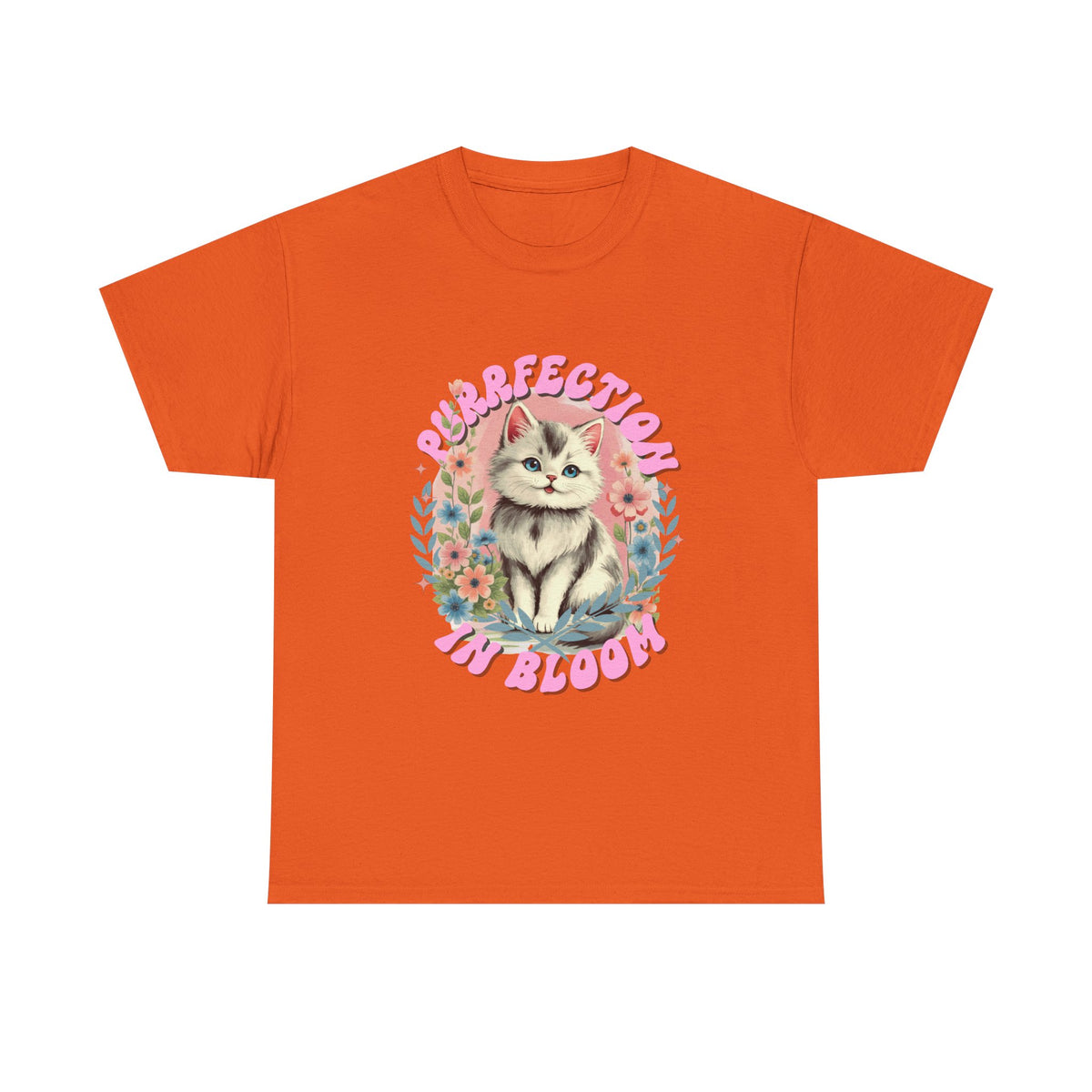 Purrfection In Bloom Cat |  Unisex T-shirt