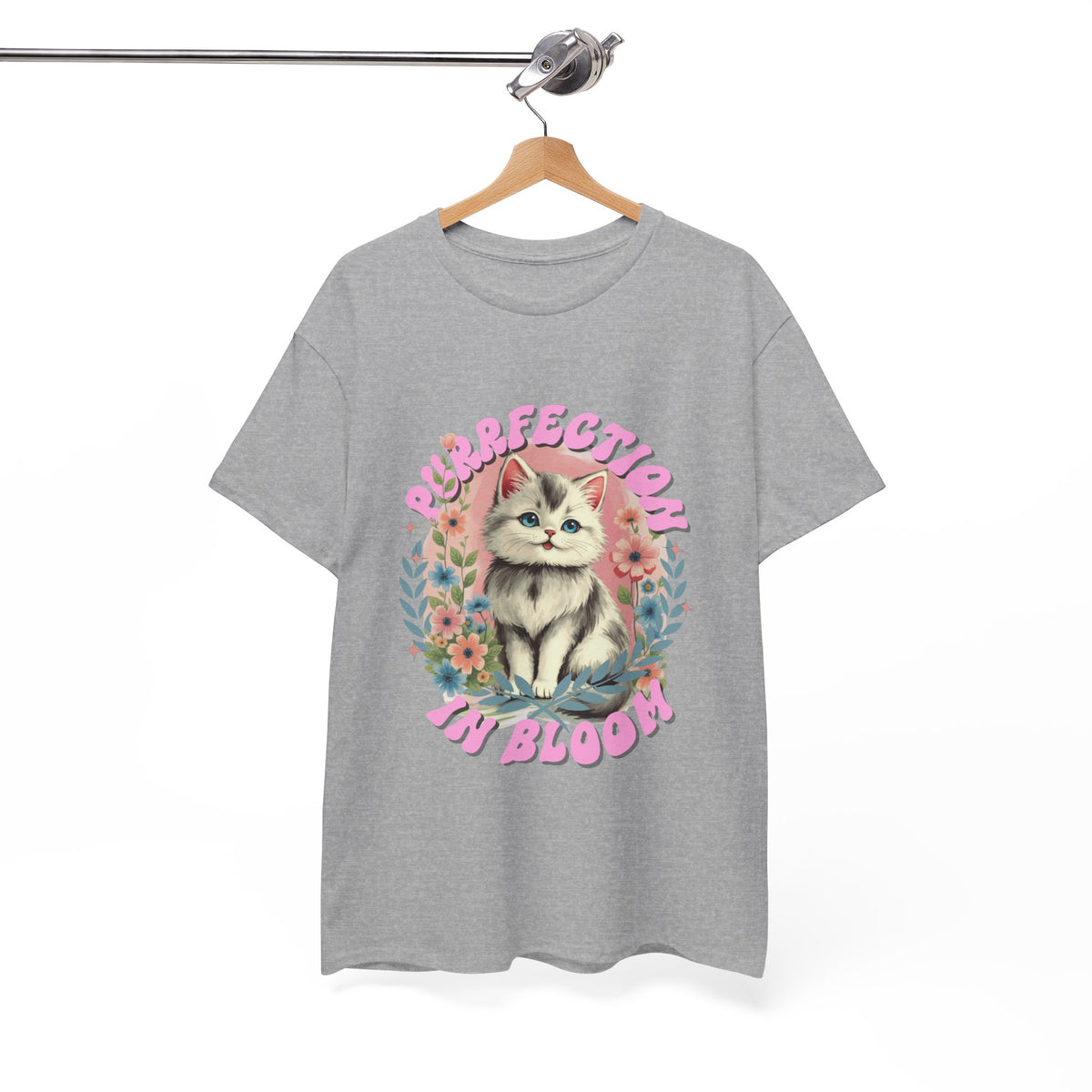 Purrfection In Bloom Cat |  Unisex T-shirt