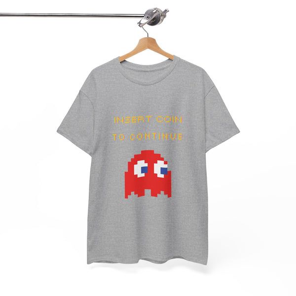 Insert Coin To Continue Pac Man  | Unisex T-shirt