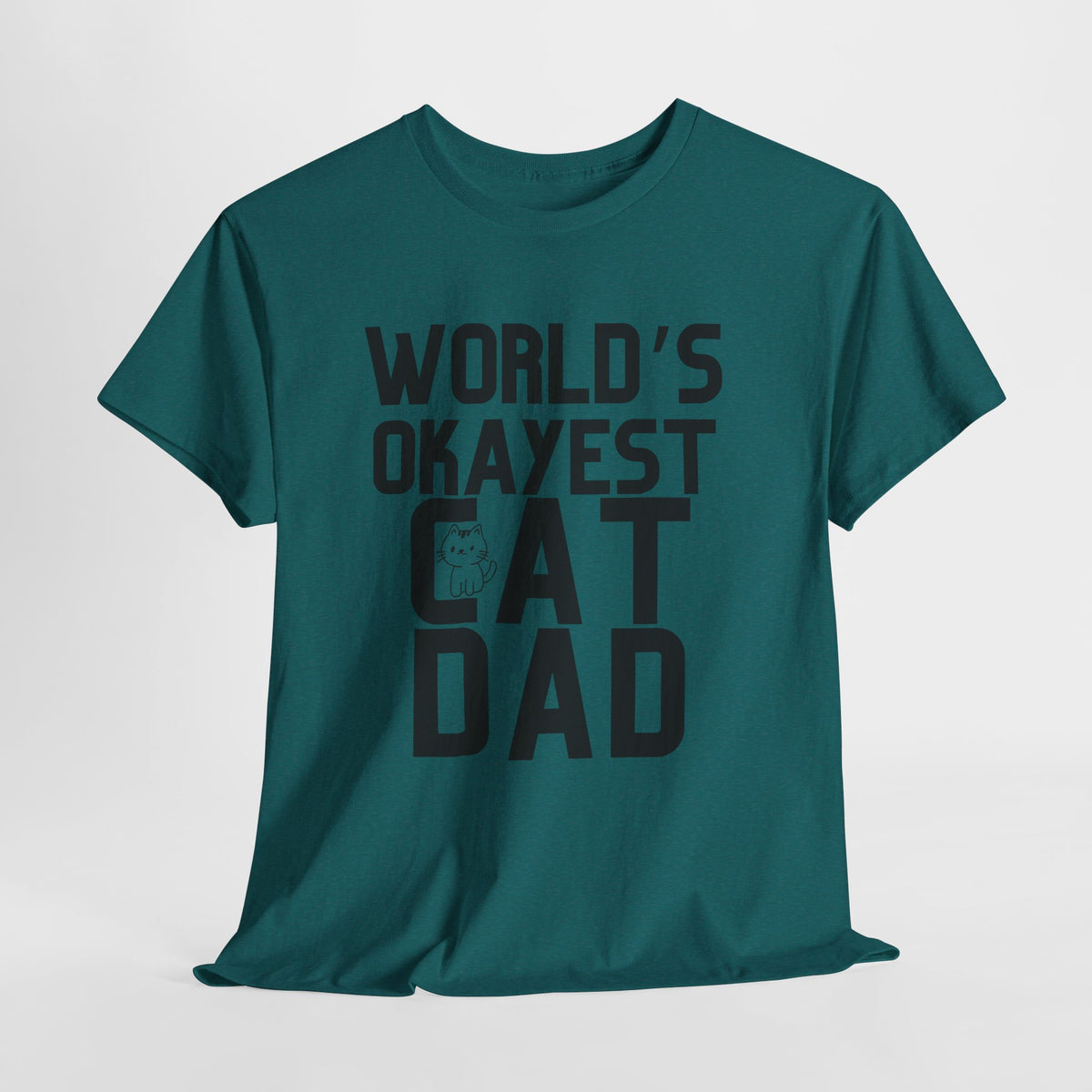 World's Okayest Cat Dad - Unisex T-shirt