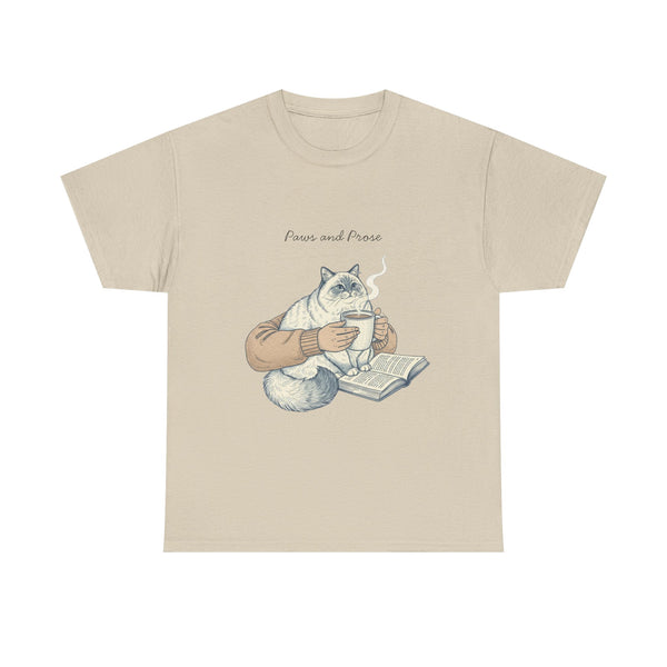 Paws And Prose Cat - Unisex T-shirt