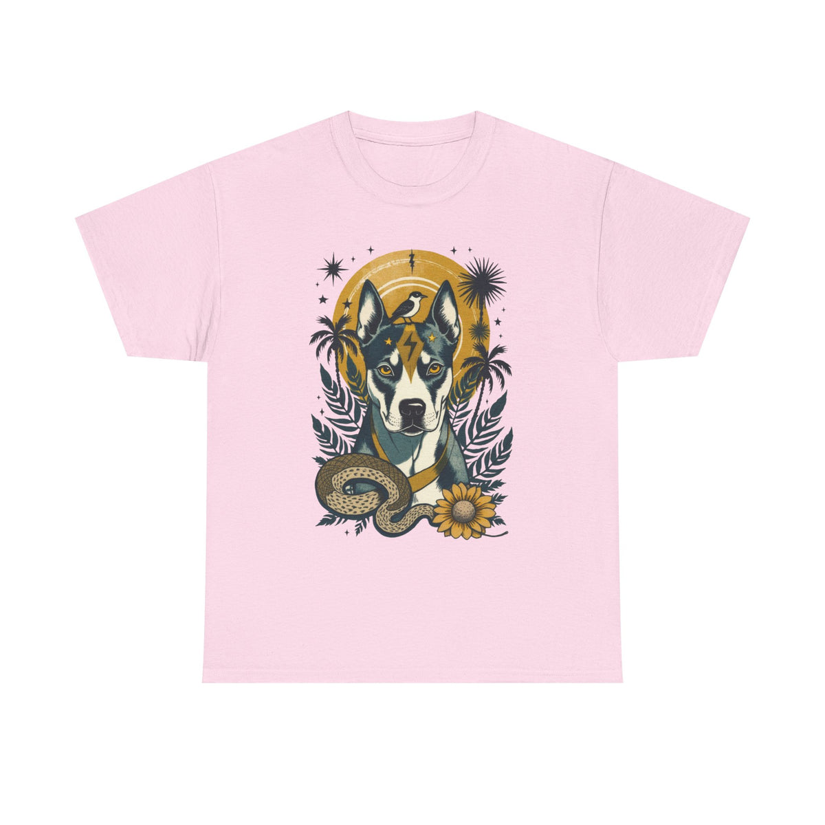 Pit Bull Vintage Style Tattoo graphic T-Shirt