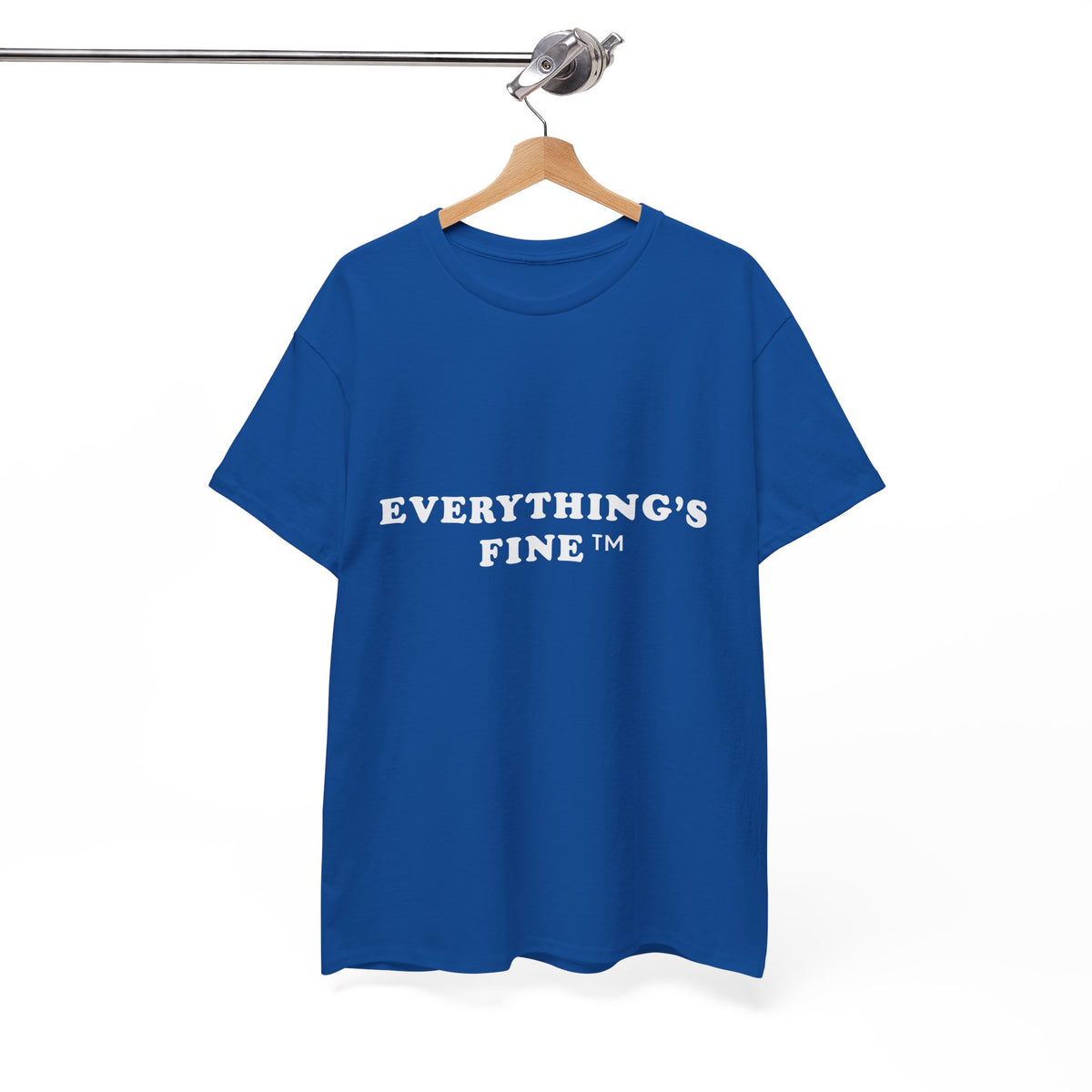 Everything’s Fine T-Shirt for High-Functioning Meltdowns by Electrik Land.