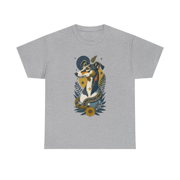 Greyhound Vintage Style Tattoo Graphic T-Shirt