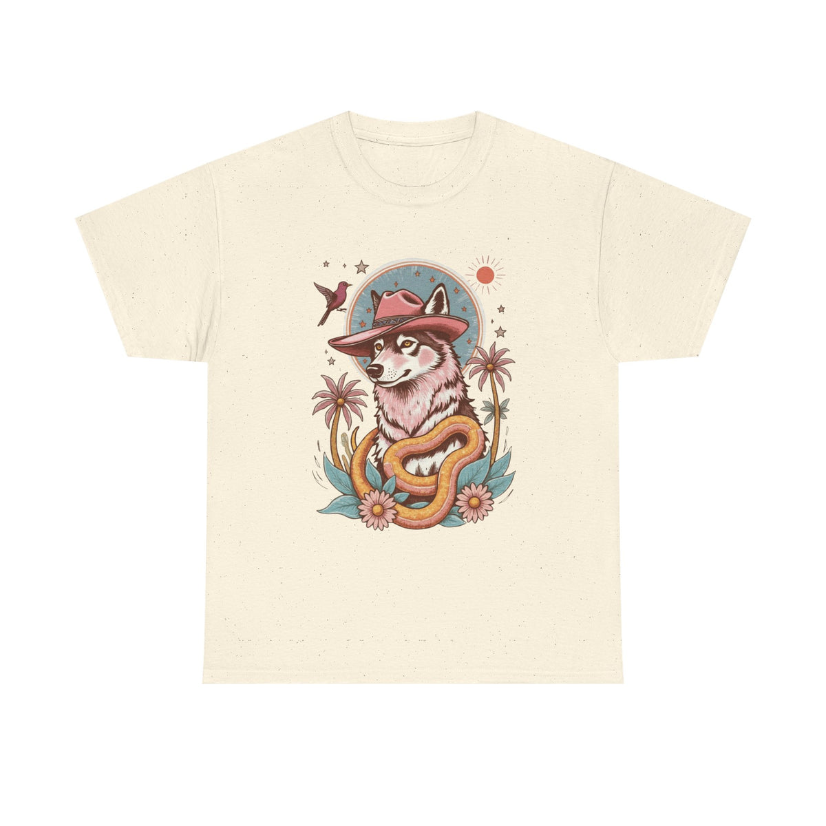Husky Retro Cowboy T-Shirt
