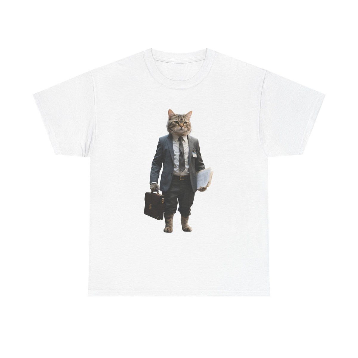 Office Worker Cat - Pets With Day Jobs Unisex T-Shirt