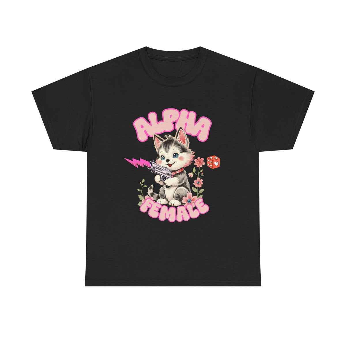 Alpha Female Cat with Ray Gun |  Unisex T-shirt