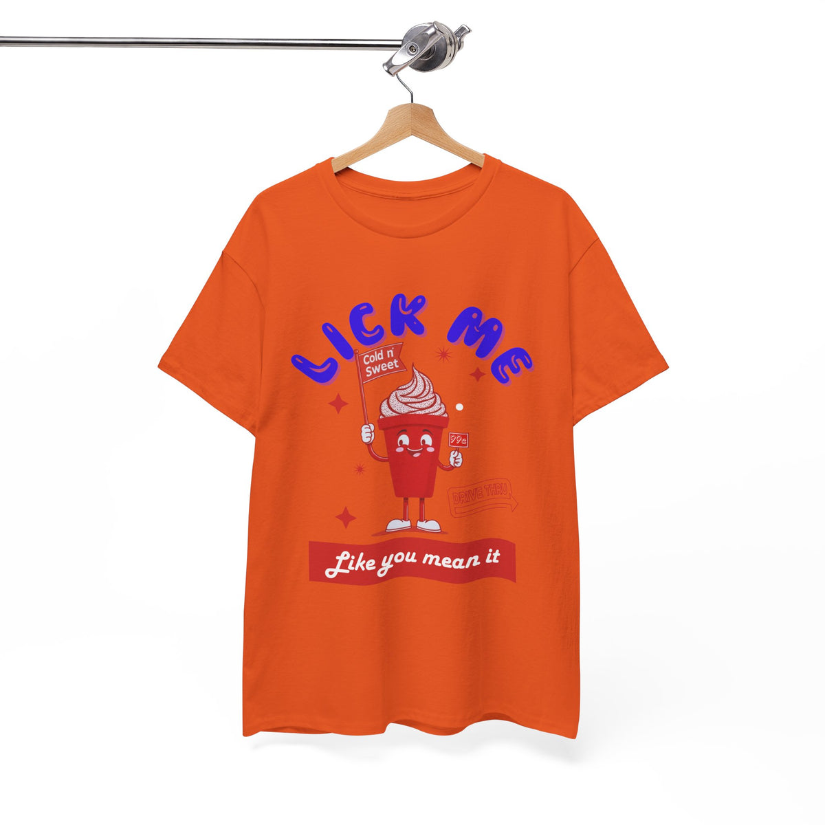 Lick Me Like You Mean It Retro Ice Cream - Unisex T-shirt