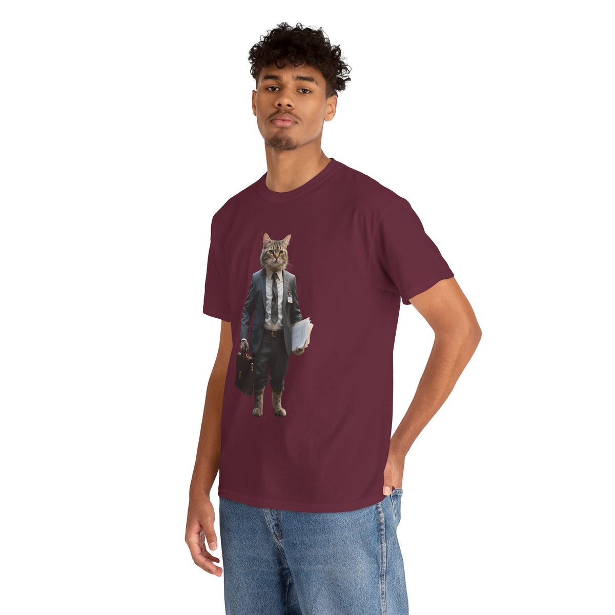 Office Worker Cat - Pets With Day Jobs Unisex T-Shirt