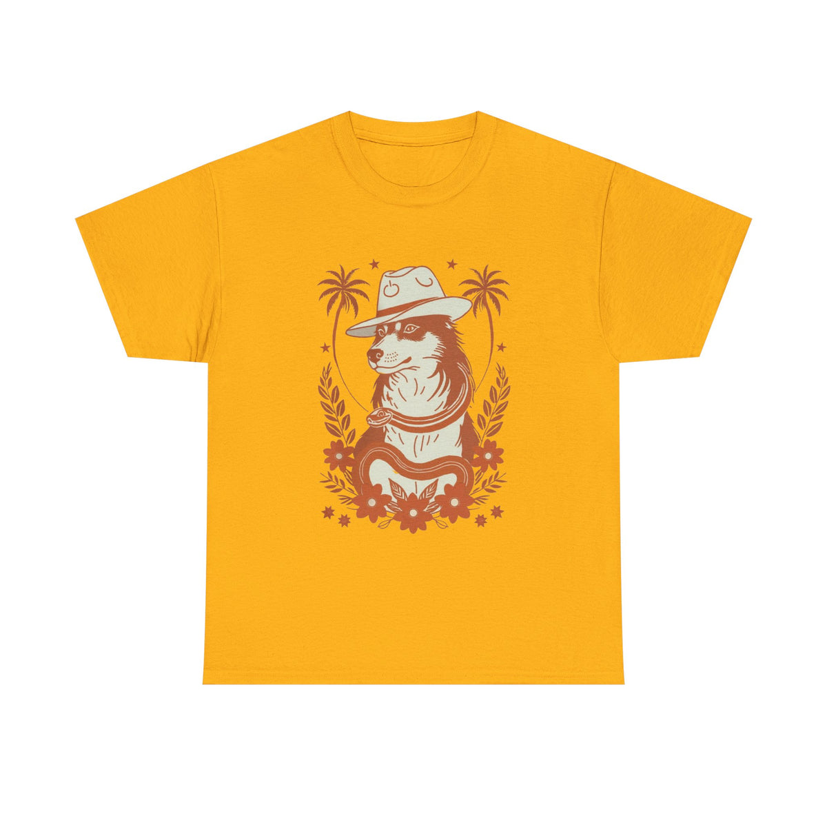 Husky Vintage Print Palms T-Shirt
