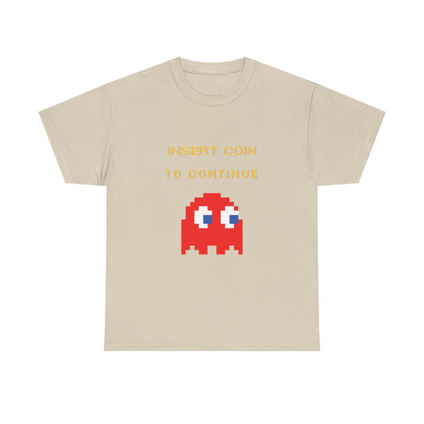 Insert Coin to Continue Retro Gamer Tee by Electrik Land