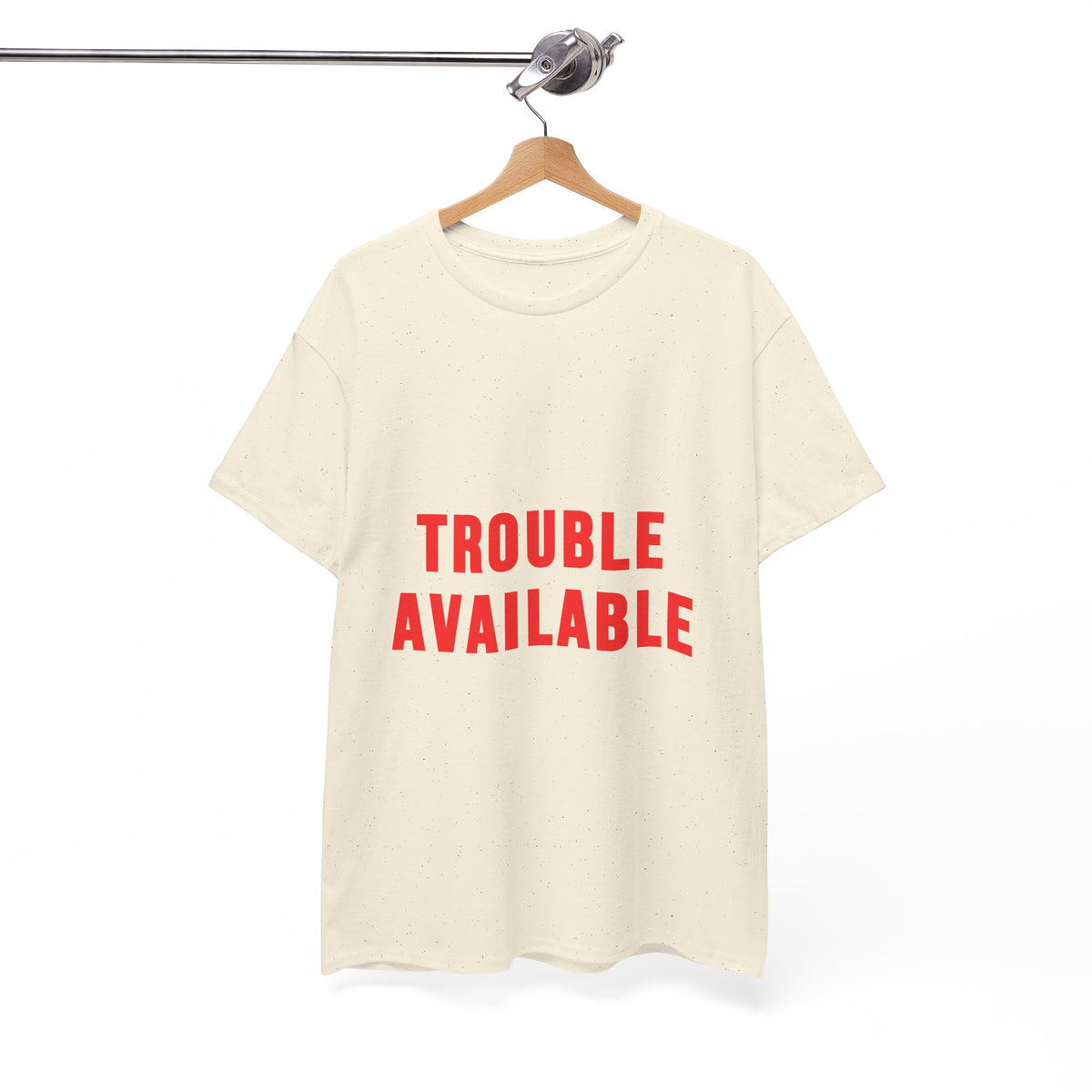 Trouble Available T-Shirt for Chaos-Curious Nights by Electrik Land.