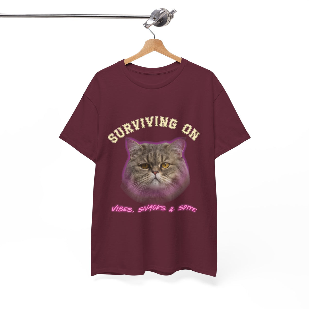 Surviving On Vibes Snacks & Spite |  T-Shirt by Electrik Land