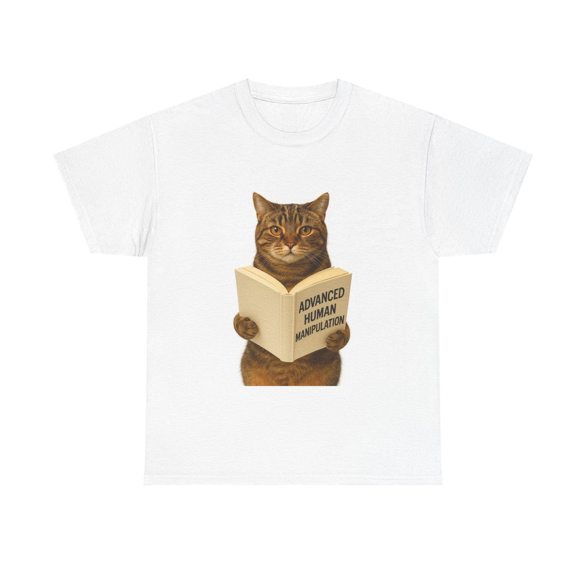 Your Pet Reads a book. Custom T-Shirt.