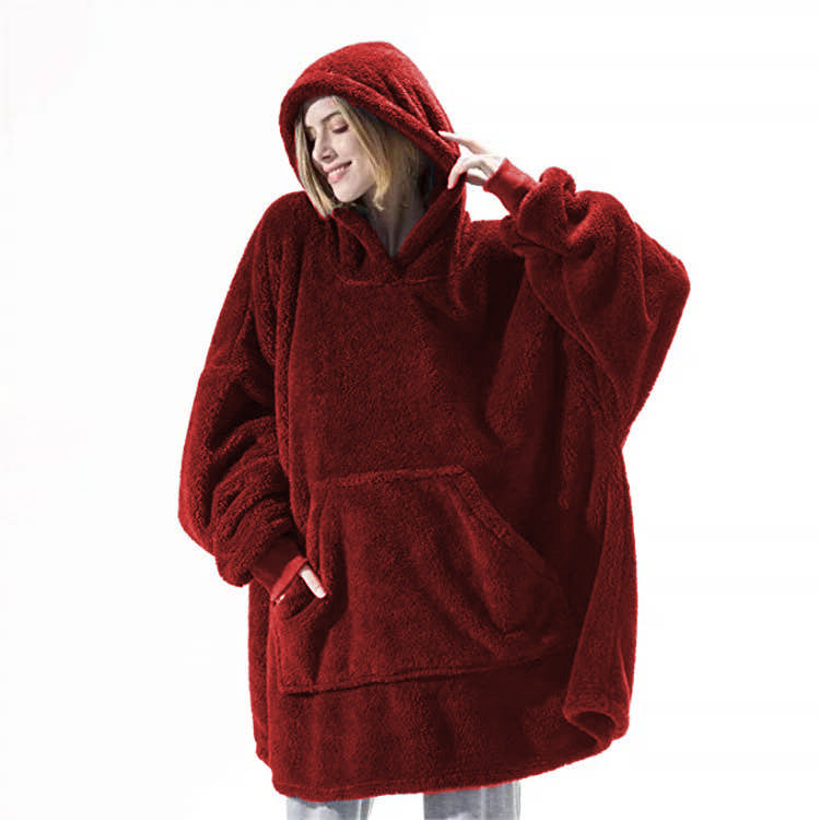 The Hoodie Blanket™ - Double-Sided Fleece