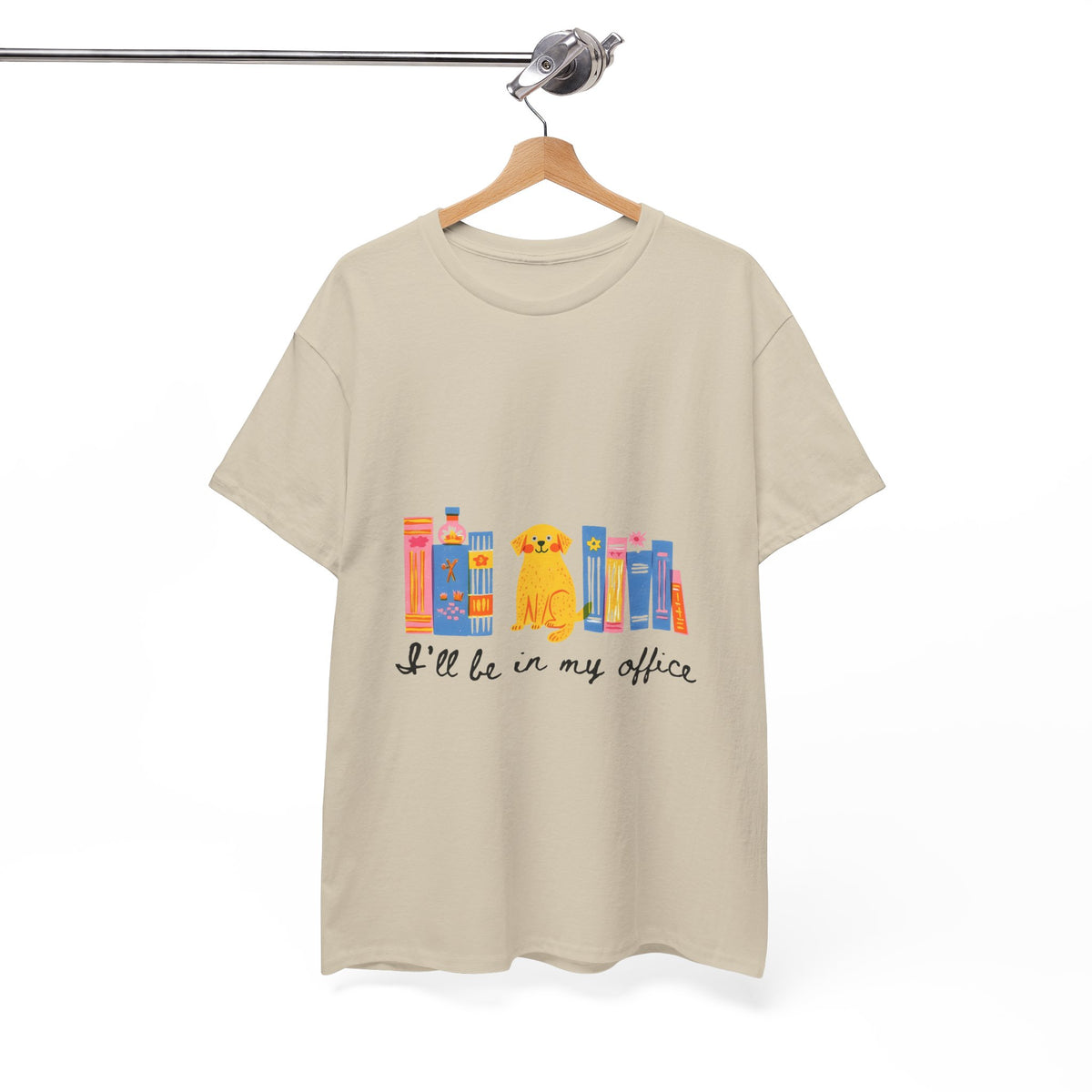 I'll Be In My Office Dogs/ Books |  Unisex T-shirt