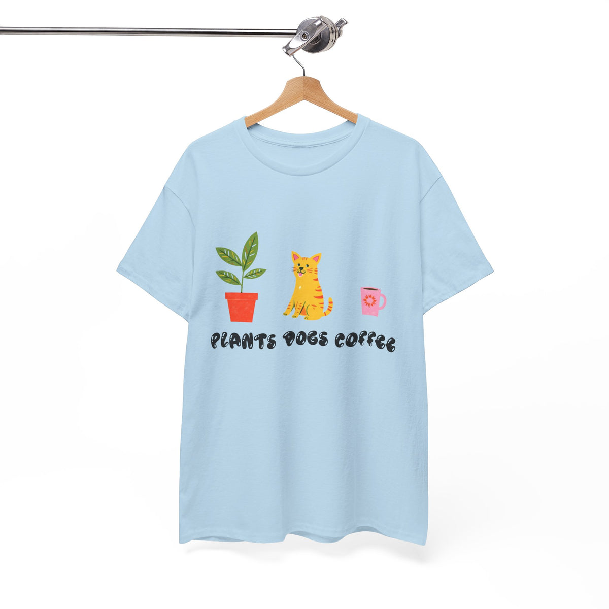 Plants Dogs Coffee Bubble |  Unisex T-shirt