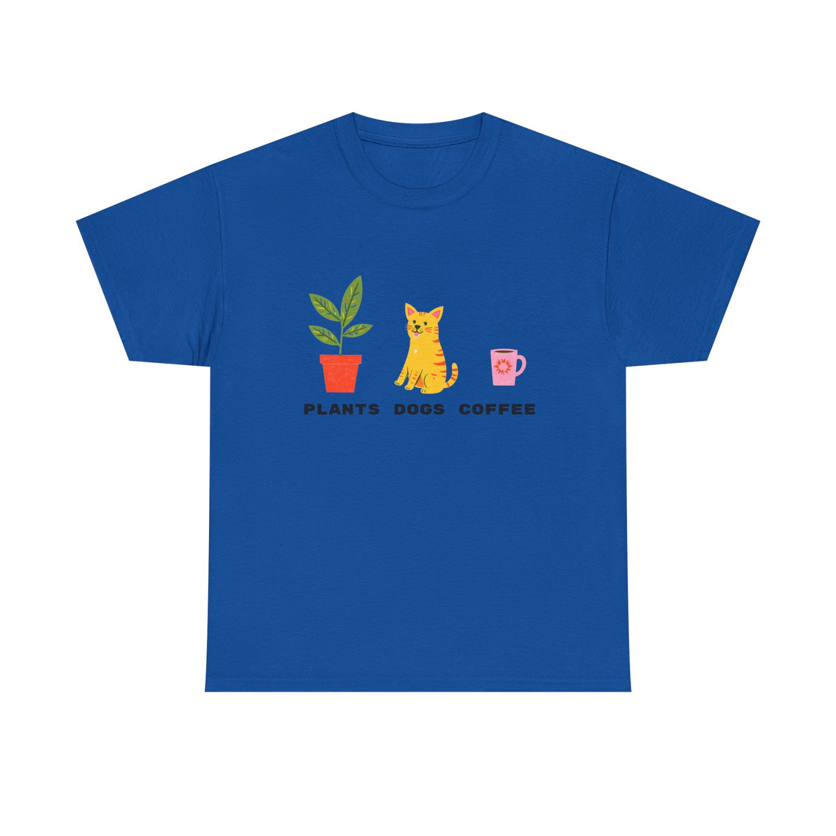 Plants Dogs Coffee Cute |  Unisex T-shirt