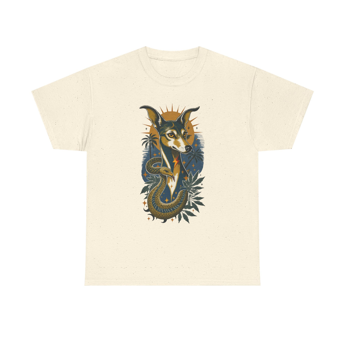 Greyhound Vintage Style Tattoo graphic T-Shirt