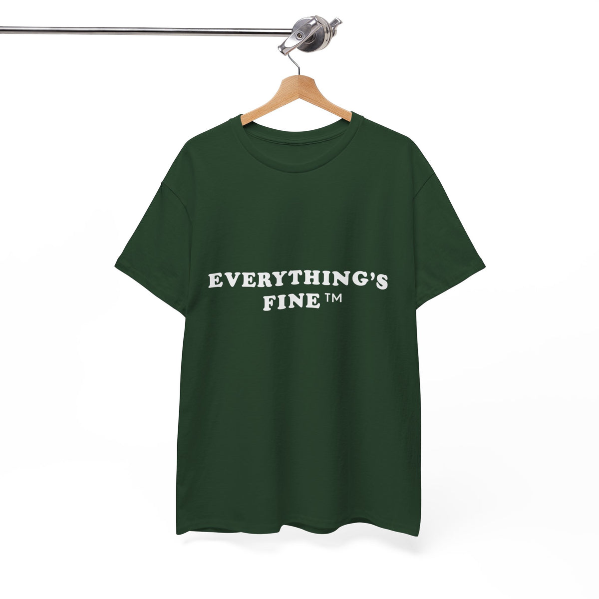 Everything’s Fine T-Shirt for High-Functioning Meltdowns by Electrik Land.