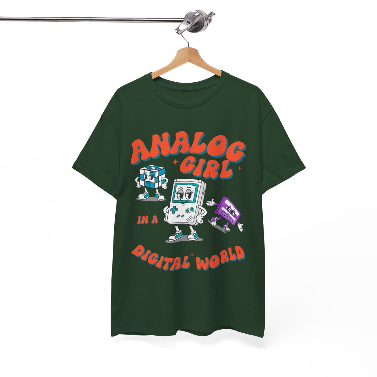 Analog Girl in a Digital World Retro  | Unisex T-shirt