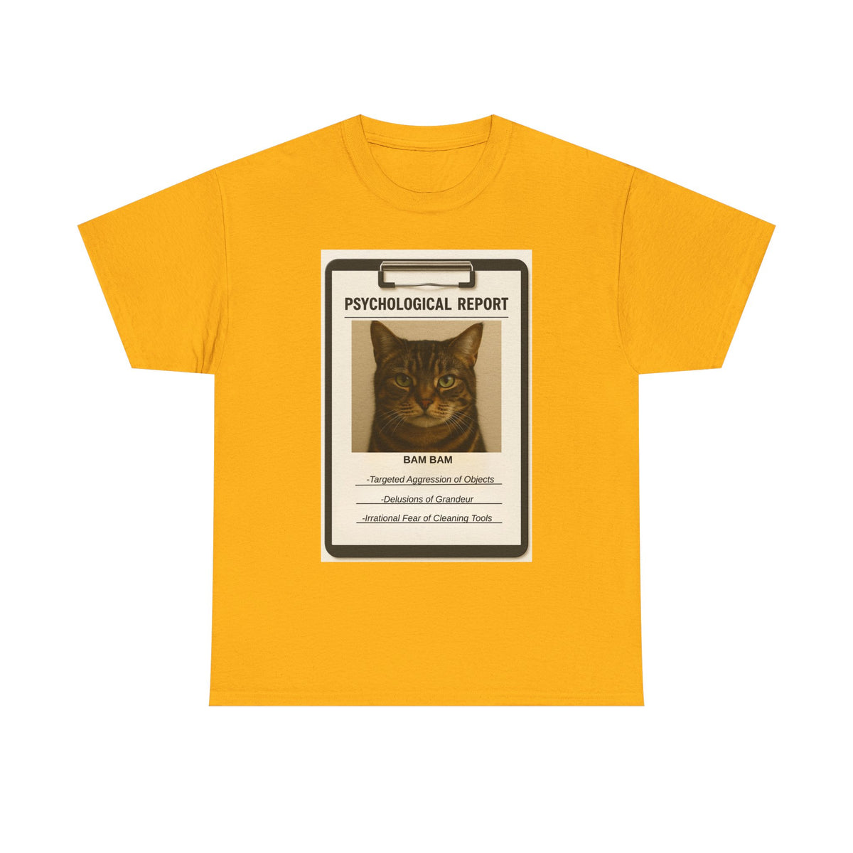 Psychological Report for your Pet - Custom Unisex Tee