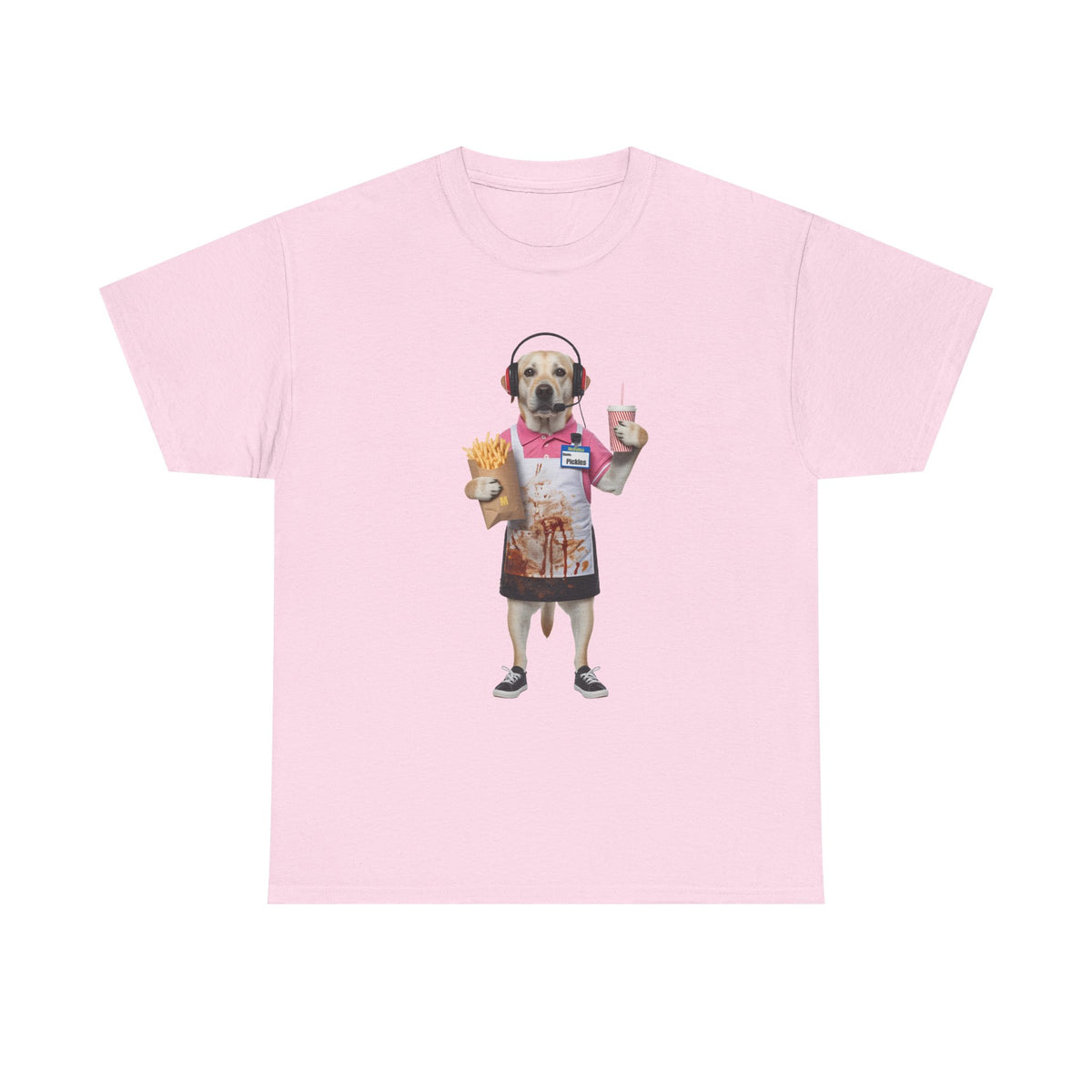 Fast Food Worker Dog - Pets With Day Jobs Unisex T-Shirt