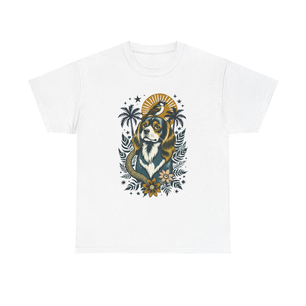 King Charles Cavalier Vintage Style Tattoo graphic T-Shirt