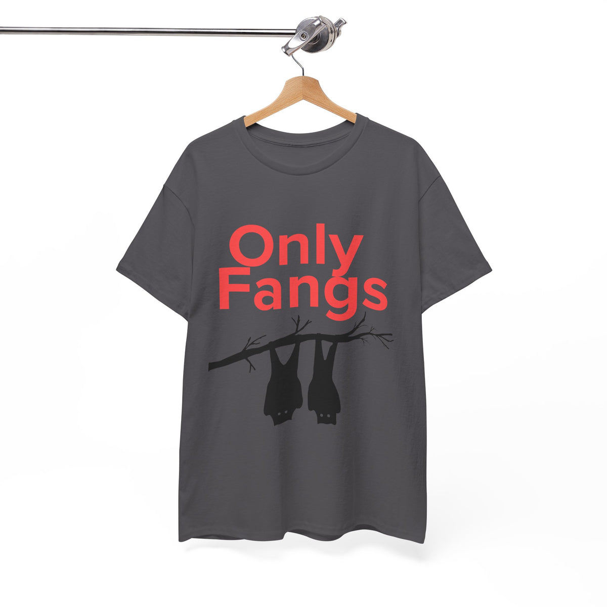 Only Fangs Hanging Bats - Unisex T-shirt