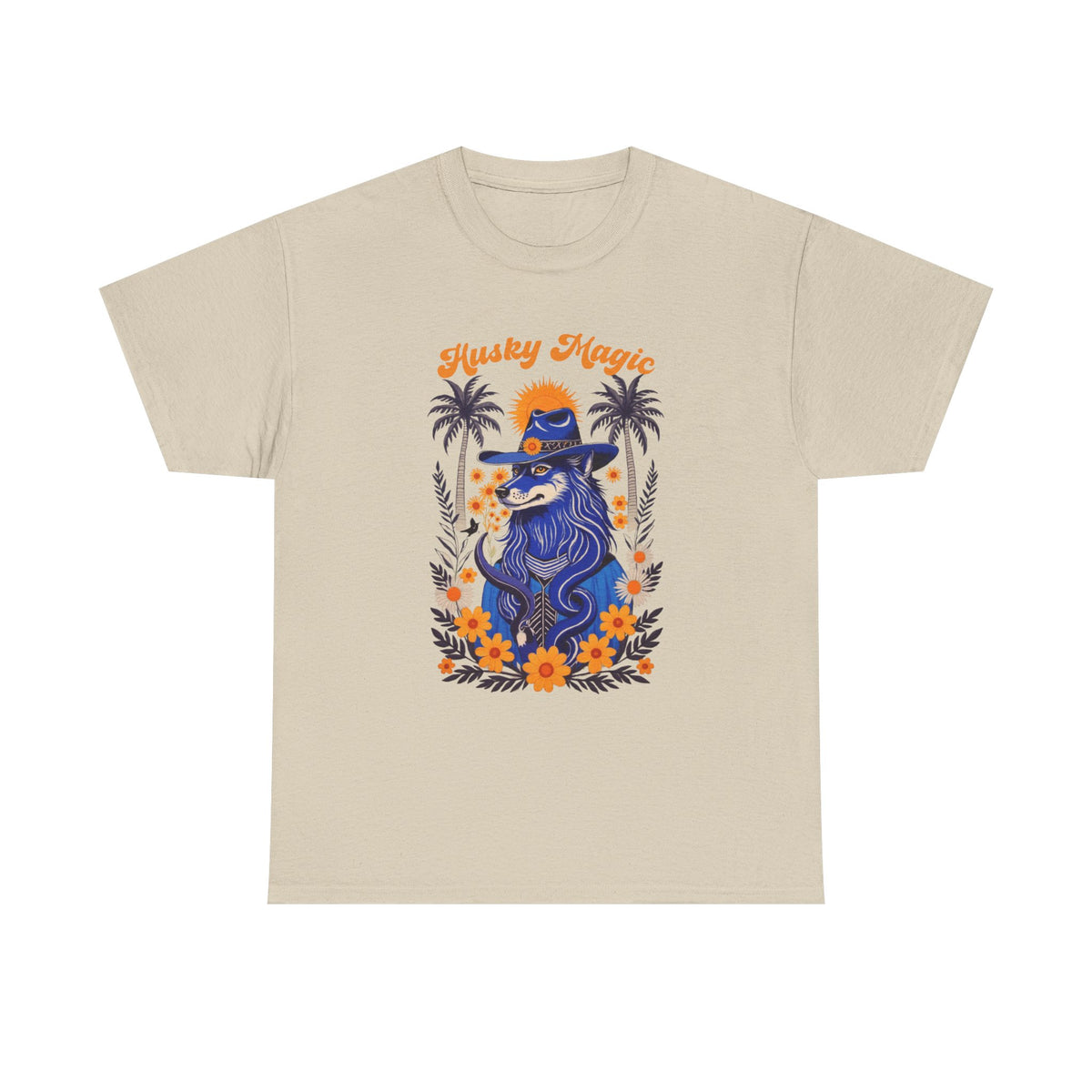 Husky French Vintage Print Aesthetic Tee by Electrik Land
