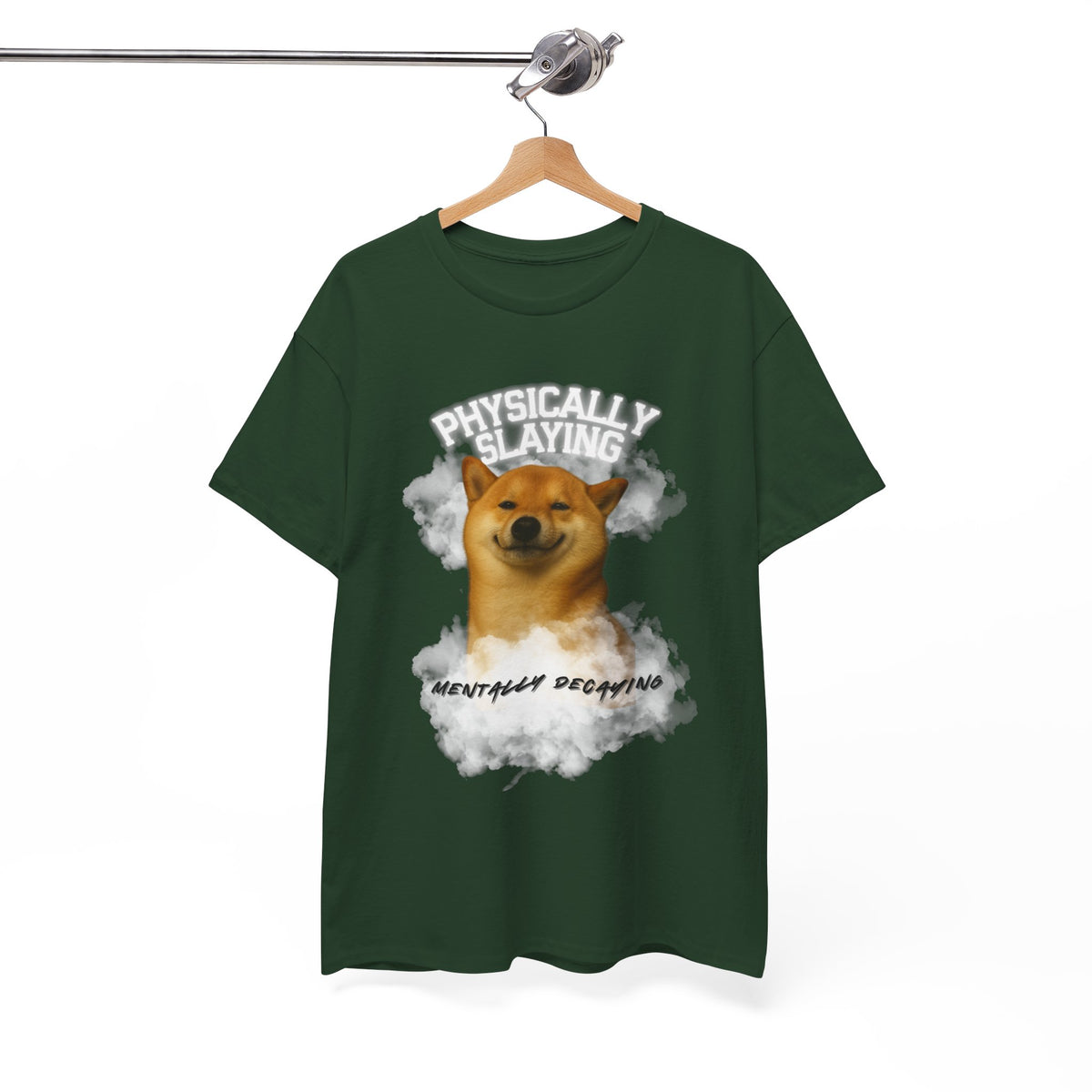 Physically Slaying Mentally Decaying Dog Tee by Electrik Land