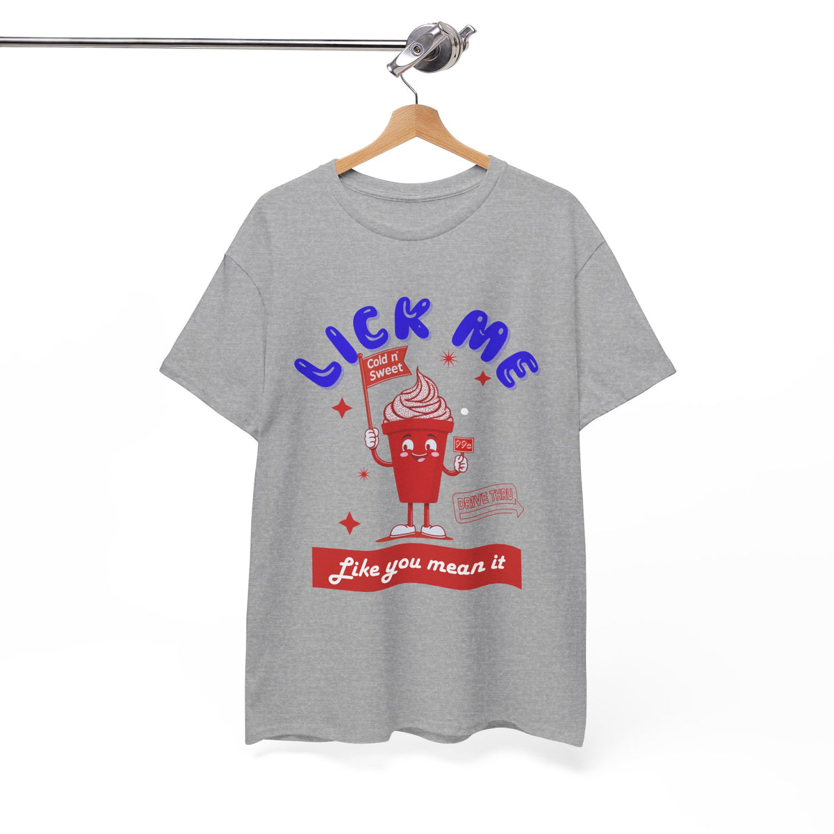 Lick Me Like You Mean It Retro Ice Cream - Unisex T-shirt