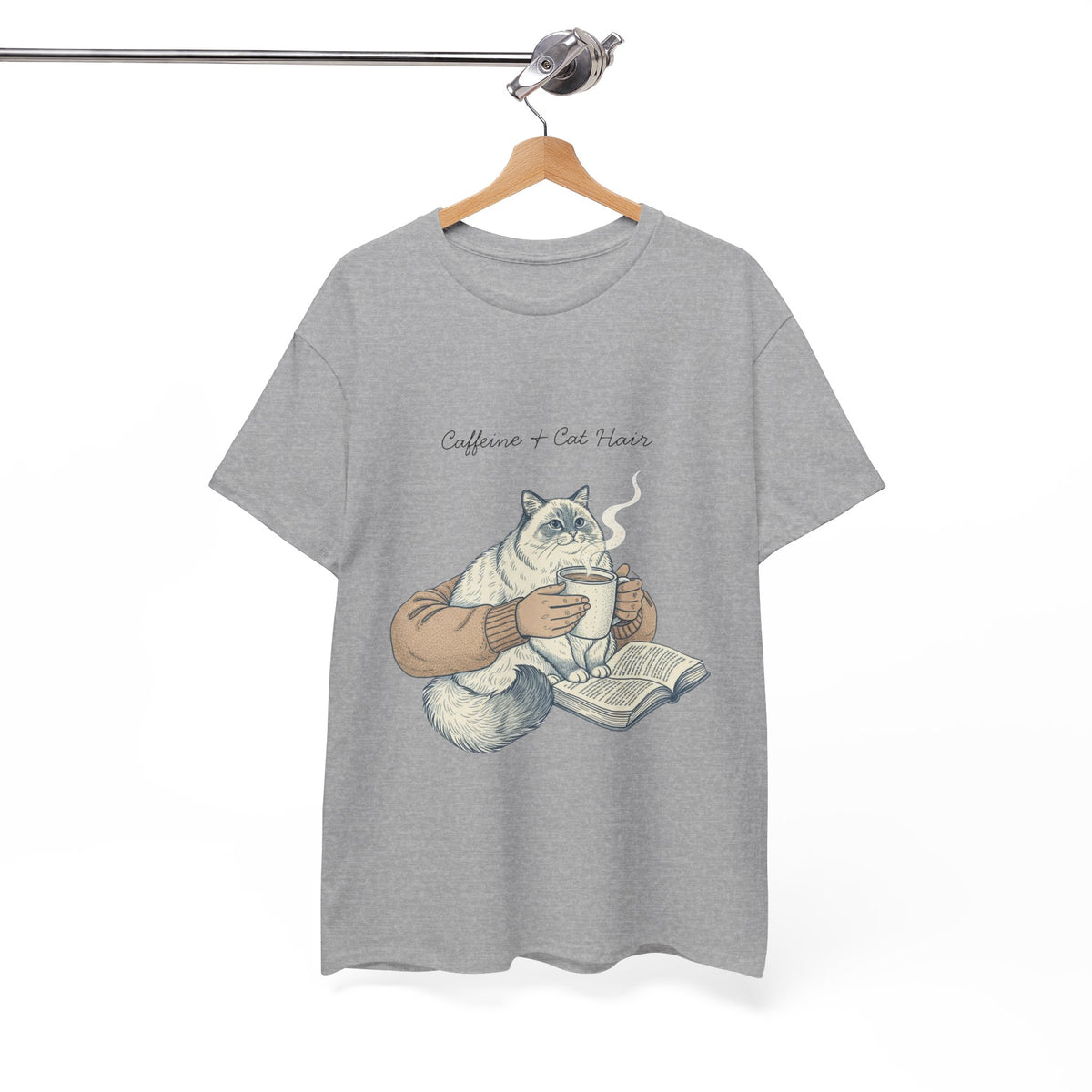 Caffeine And Cat Hair  - Unisex T-shirt