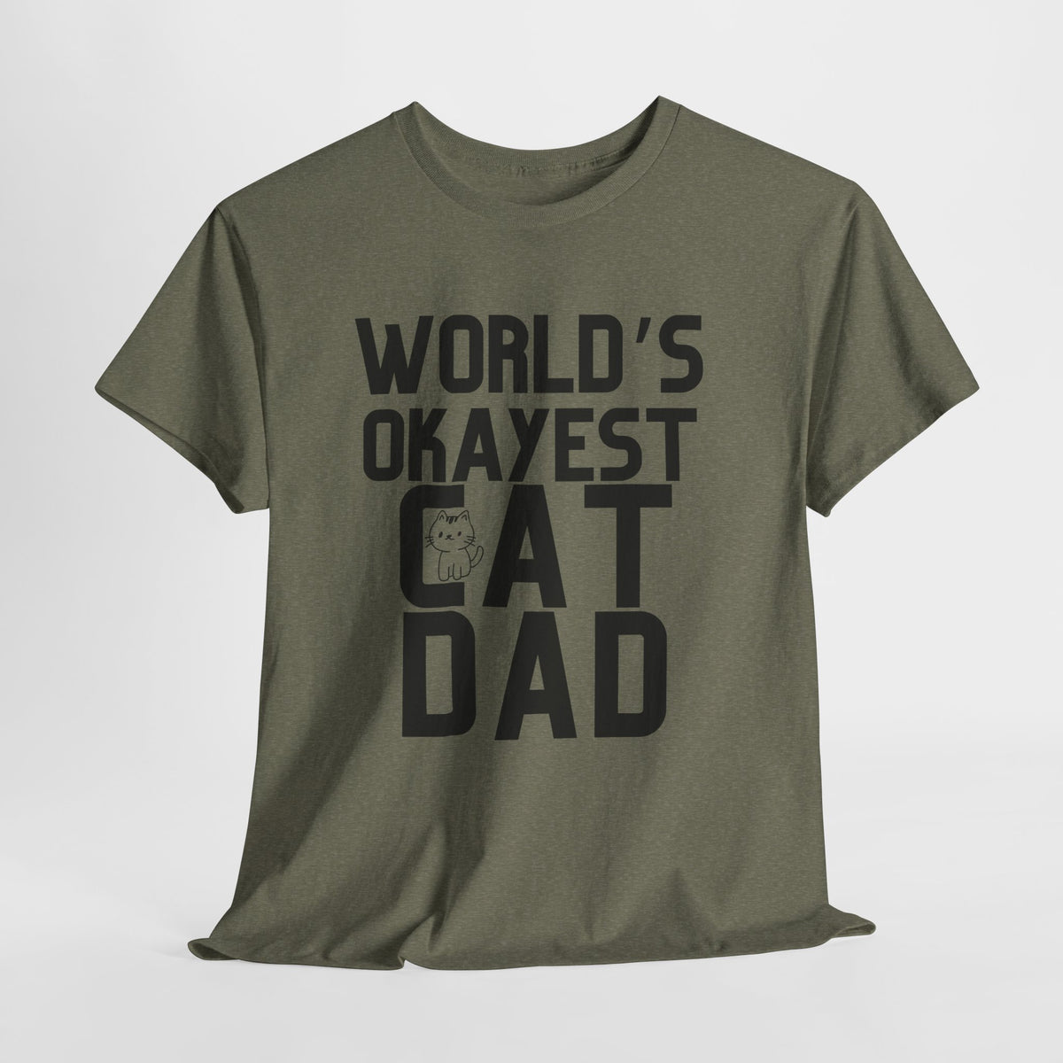 World's Okayest Cat Dad - Unisex T-shirt