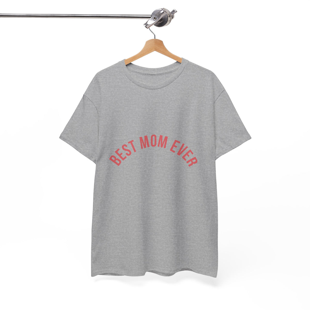 Best Mom Ever – Minimalist Block Font T-Shirt by Electrik Land