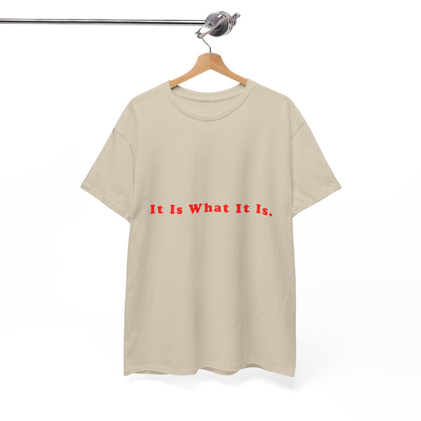 It Is What It Is – Statement T-Shirt by Electrik Land
