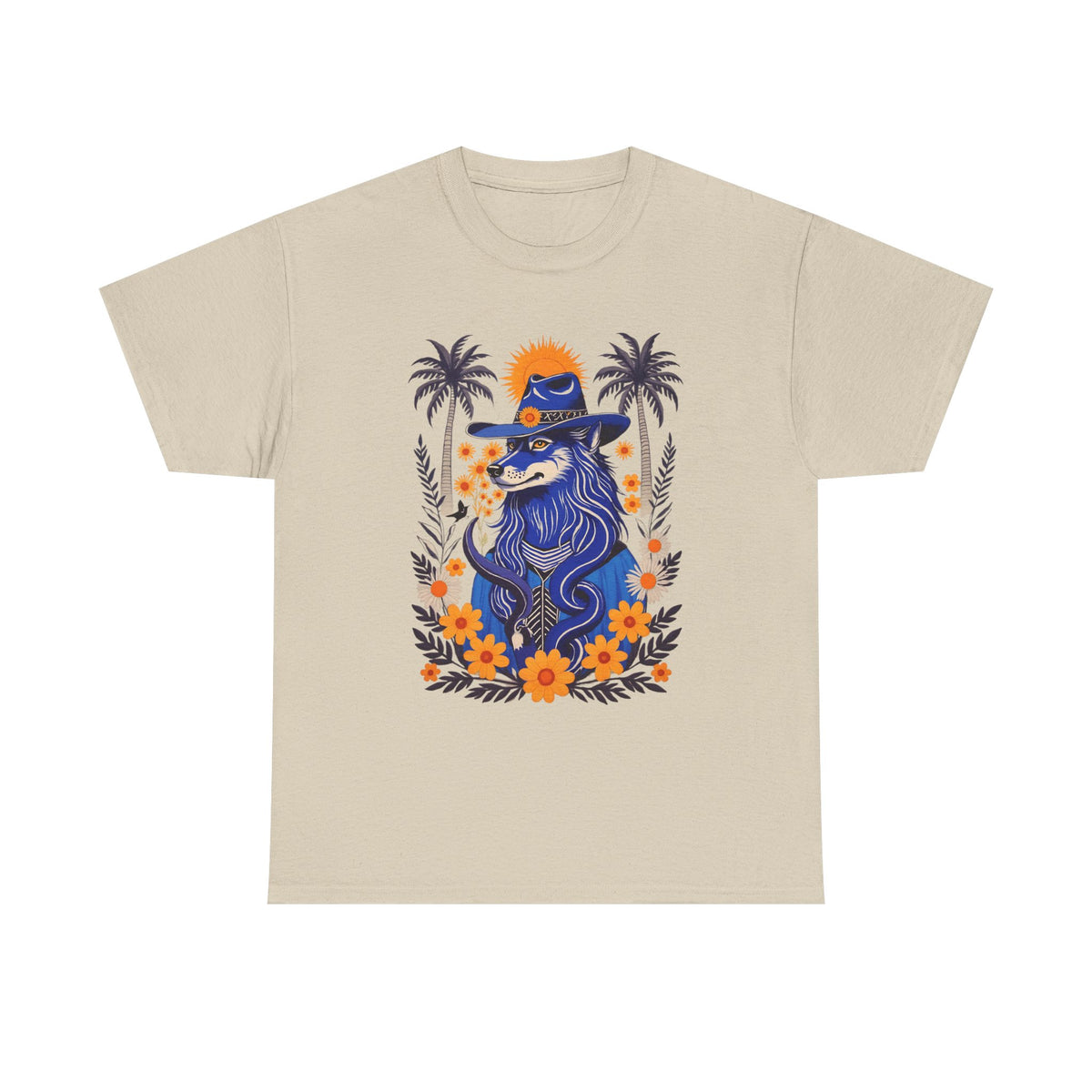 Husky French Vintage Print T-Shirt