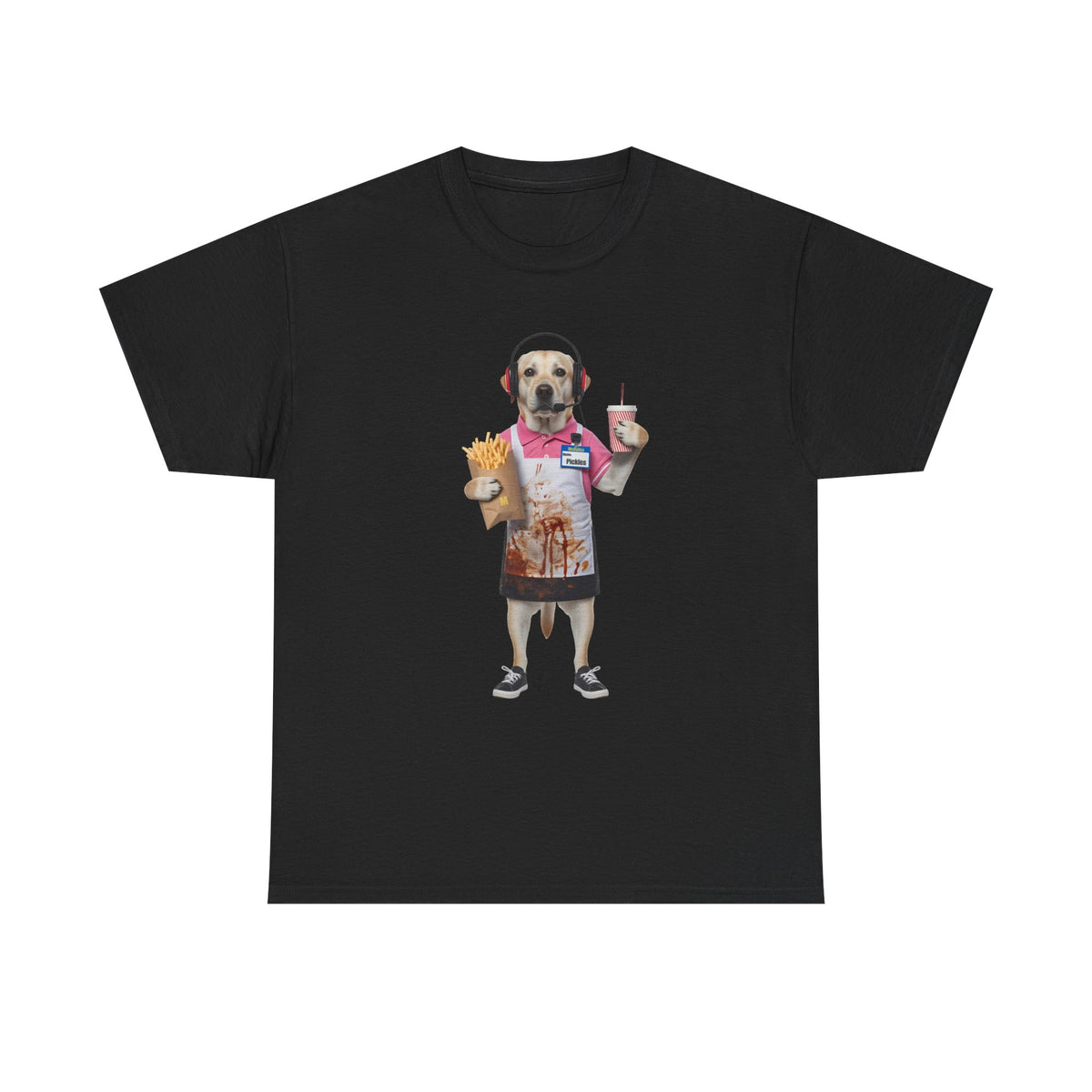 Fast Food Worker Dog - Pets With Day Jobs Unisex T-Shirt