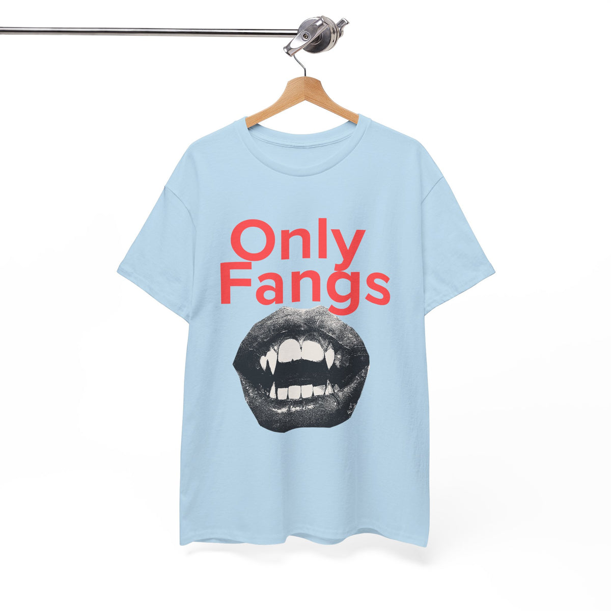 Only Fangs Grunge Vampire Mouth  - Unisex T-shirt