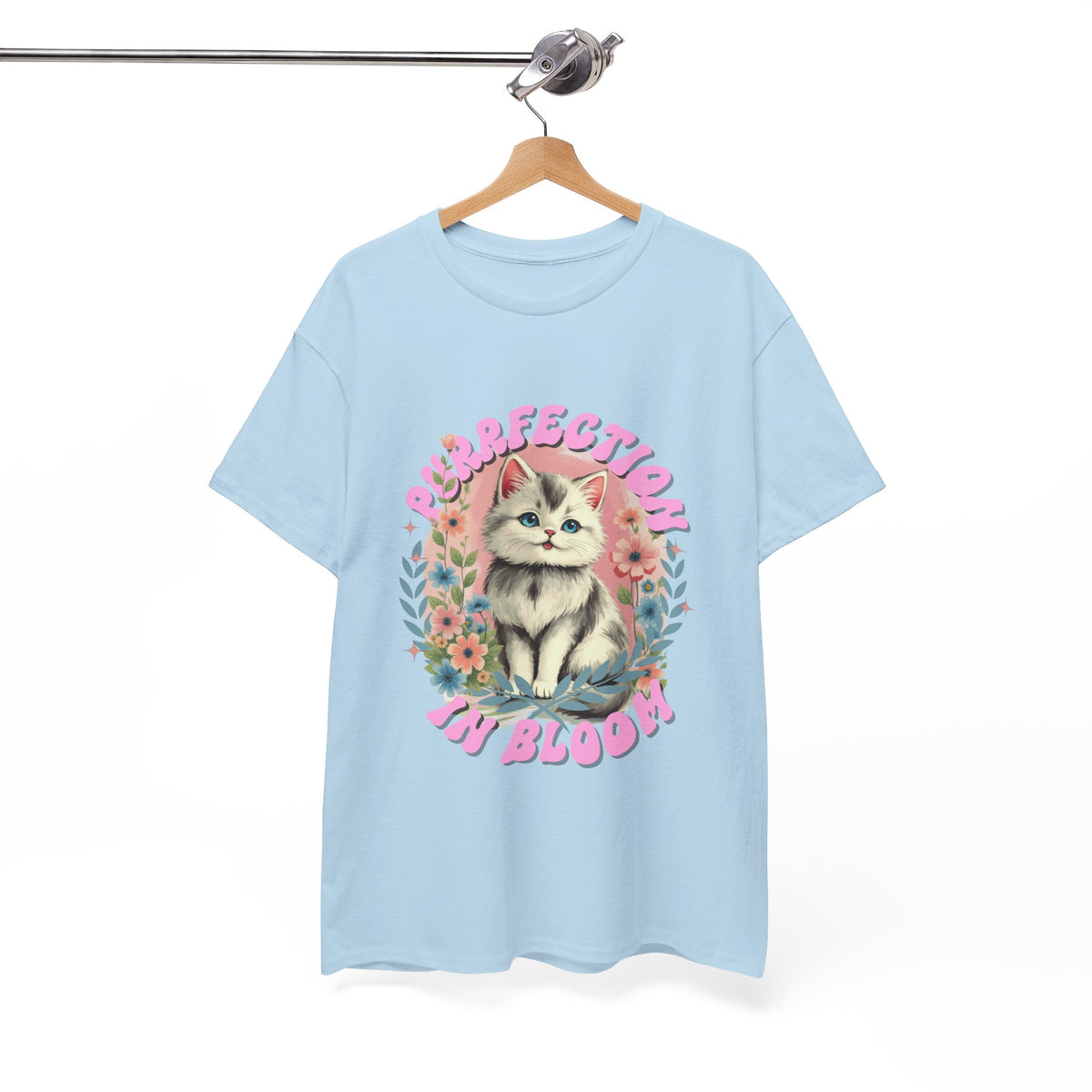 Purrfection In Bloom Cat |  Unisex T-shirt