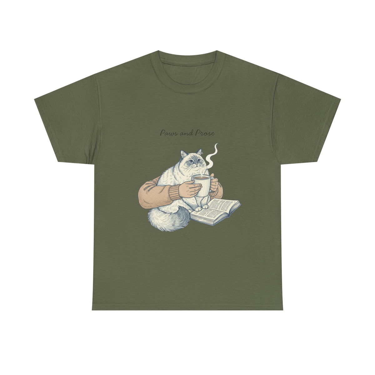 Paws And Prose Cat - Unisex T-shirt